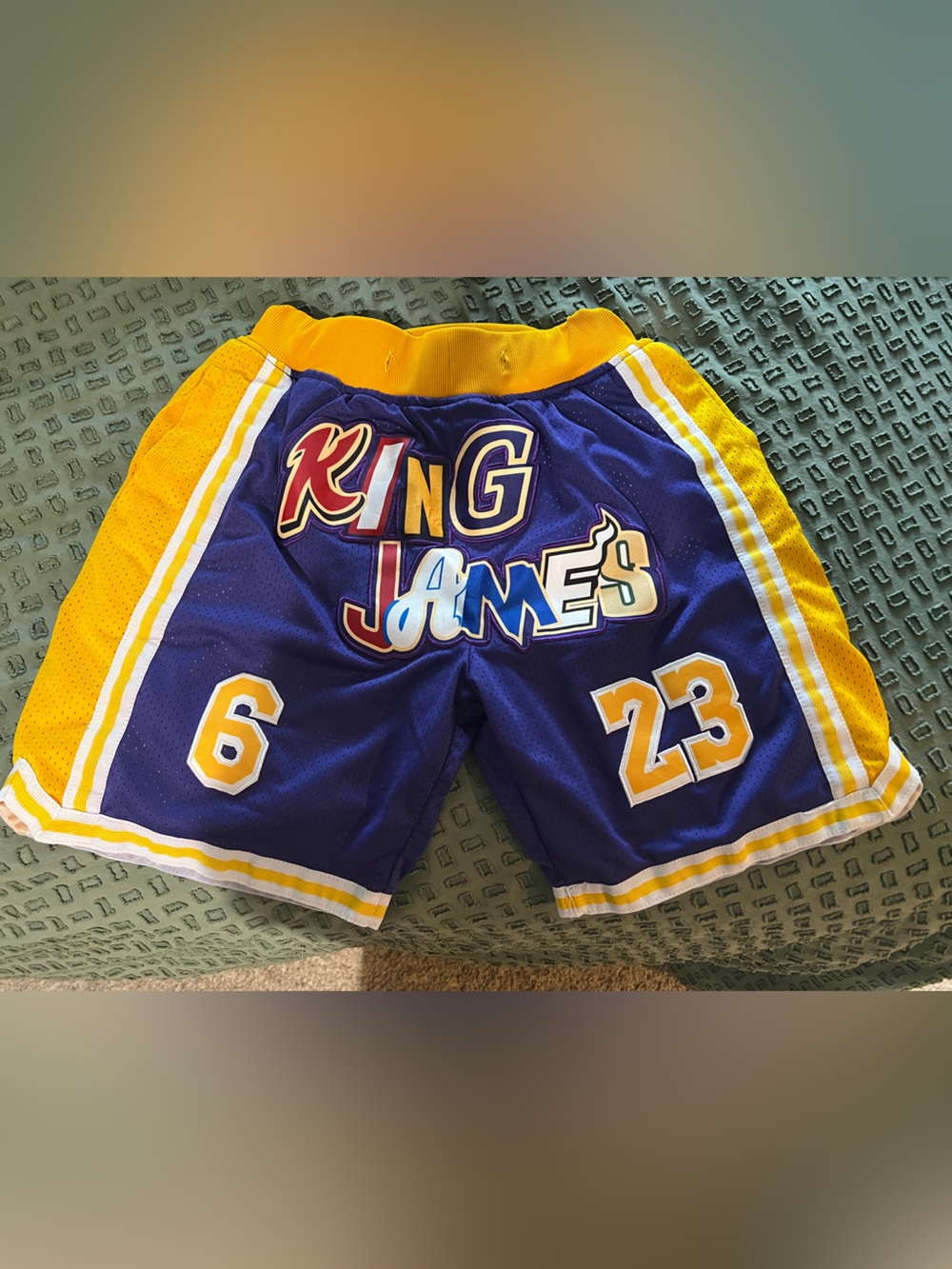 Lakers LeBron James Shorts